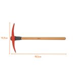 Picareta Estreita 90cm - Nº4 Cabo Madeira Tramontina