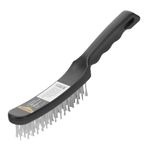 Escova de Aço Manual Cabo Plástico 4 Fileiras MTX