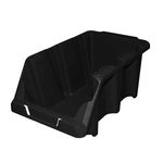 Gaveta Número 5 Polipropileno 150x115x255mm Preta