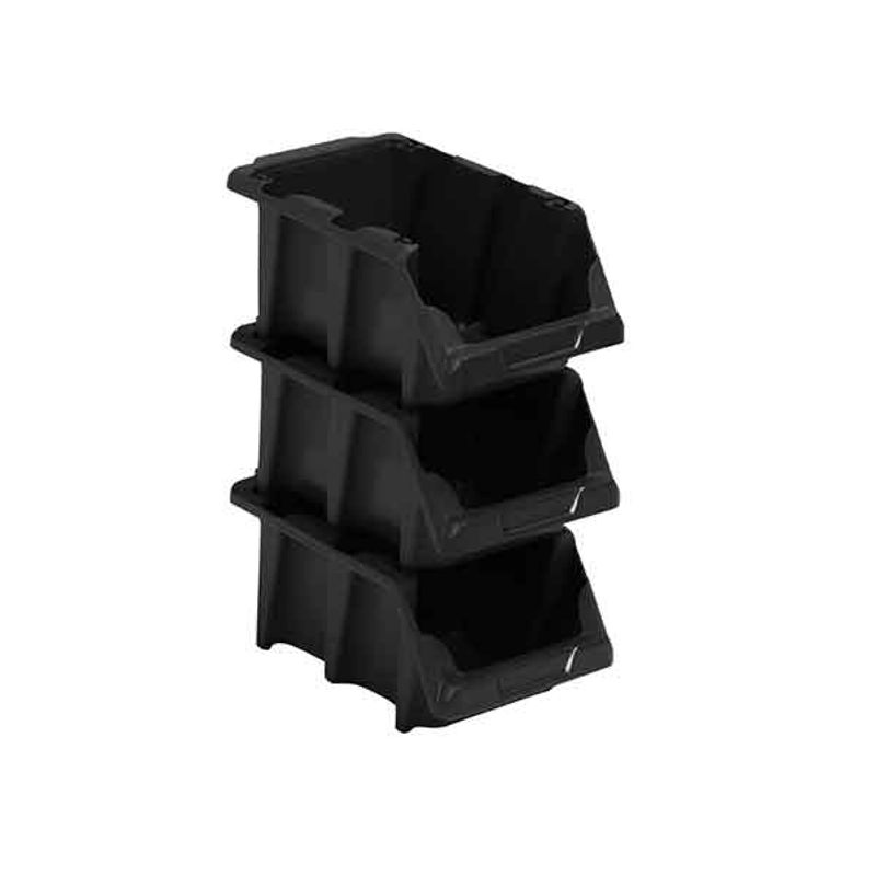 Gaveta Número 5 Polipropileno 150x115x255mm Preta