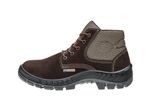 Bota Nobuck Marrom Bico Plástico CA45611 N39 Marluvas