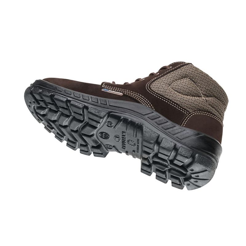 Bota Nobuck Marrom Bico Plástico CA45611 N39 Marluvas