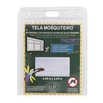 Kit Tela Mosquiteira com Velcro 1,25x1,05m Branca