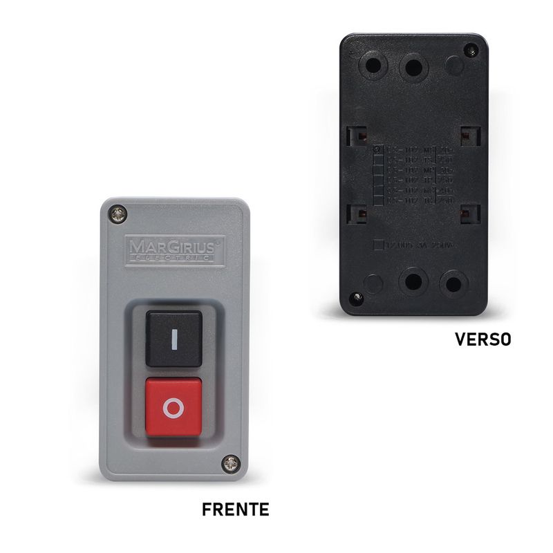 Chave Liga/Desliga Bipolar 1,5CV 20A 250V Margirius