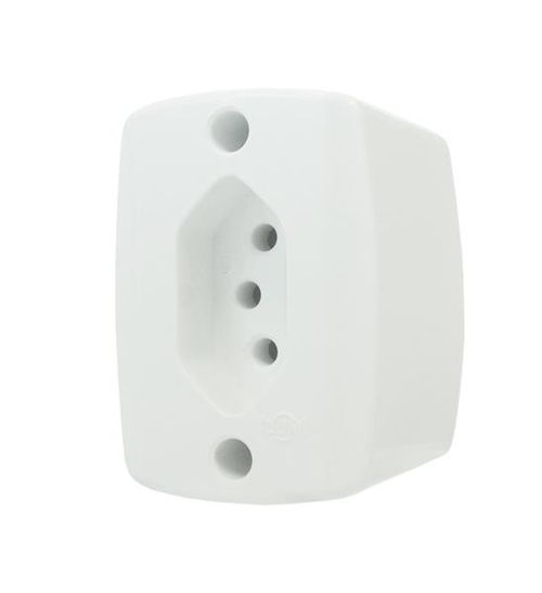 Conjunto de Sobrepor Tomada 2P+T 20A Retangular Ilumi