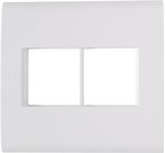 Placa 4 Postos 4x4 com Suporte Branca Liz