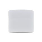 Placa Cega 4x4 com Suporte Branca Miluz