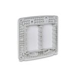 Placa Cega 4x4 com Suporte Branca Miluz