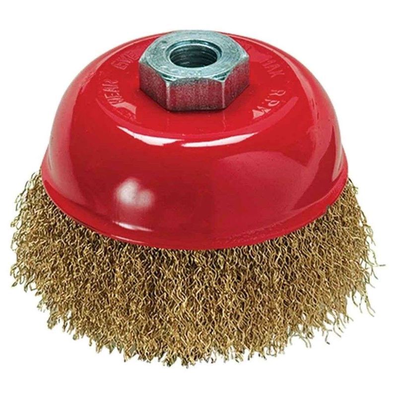 Escova de Aço Tipo Copo 3" 75mm MTX