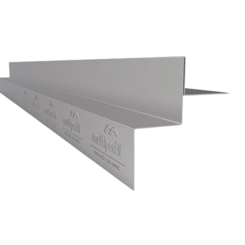 Tabica Lisa Aço Galvanizado 40x48mm 3m Multiperfil