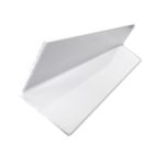 Cantoneira Abas Iguais 38,1x1,57mm "1" 1/2" 3m Alumínio Branco