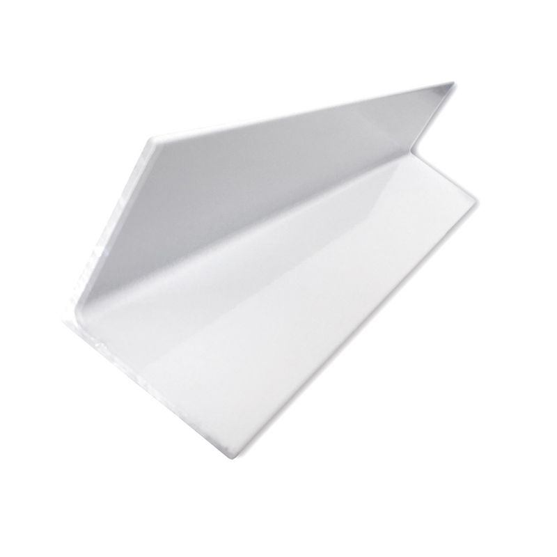 Cantoneira Abas Iguais 38,1x1,57mm "1" 1/2" 3m Alumínio Branco