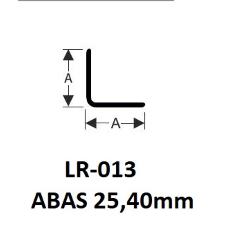Cantoneira Arredondada para Quinas 25,4mm "1" 3m Alumínio Branco