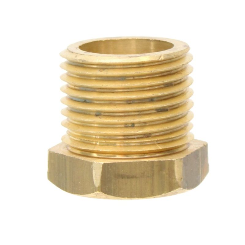 Bucha de Redução Macho Fêmea Latão Gás SAE 1/2 x 3/8" Garden