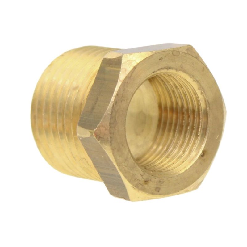 Bucha de Redução Macho Fêmea Latão Gás SAE 1/2 x 3/8" Garden
