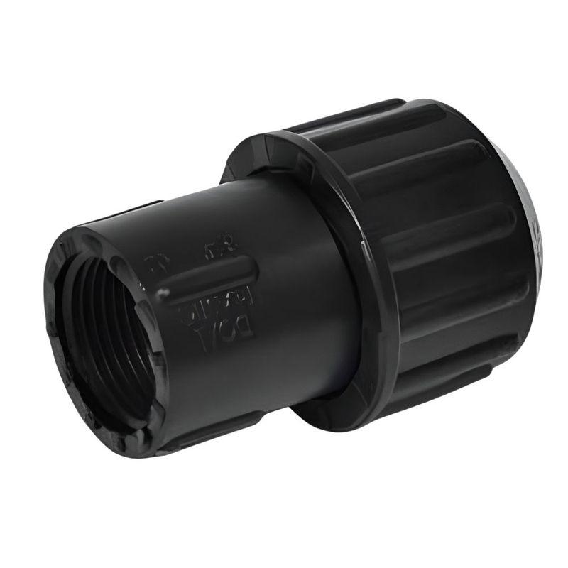 Adaptador Fêmea para Tubo Polietileno Preto DN20 x 3/4" Doal Plastic