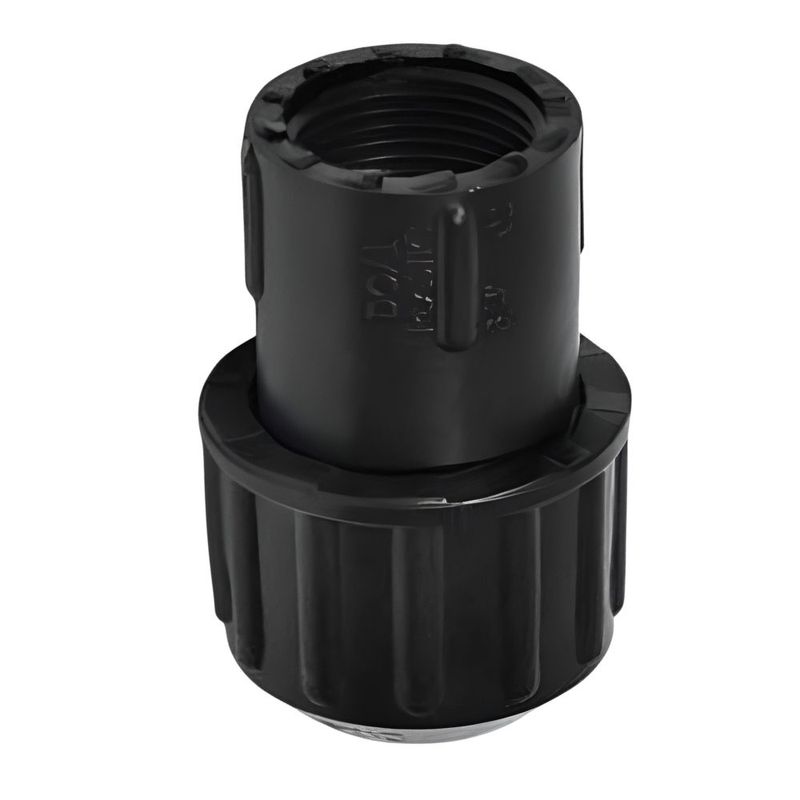 Adaptador Fêmea para Tubo Polietileno Preto DN20 x 3/4" Doal Plastic