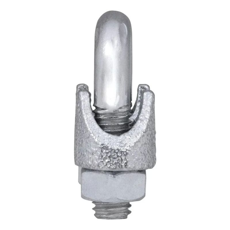 Clip Aço Galvanizado para Cabo de Aço 3/8"