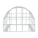 Grade Protetora Branca de Metal para Câmera