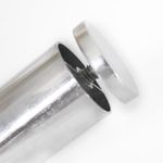 Prolongador Cilíndrico com Tampa 1.1/2"x150mm Alumínio