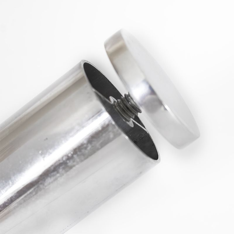 Prolongador Cilíndrico com Tampa 1.1/2"x150mm Alumínio