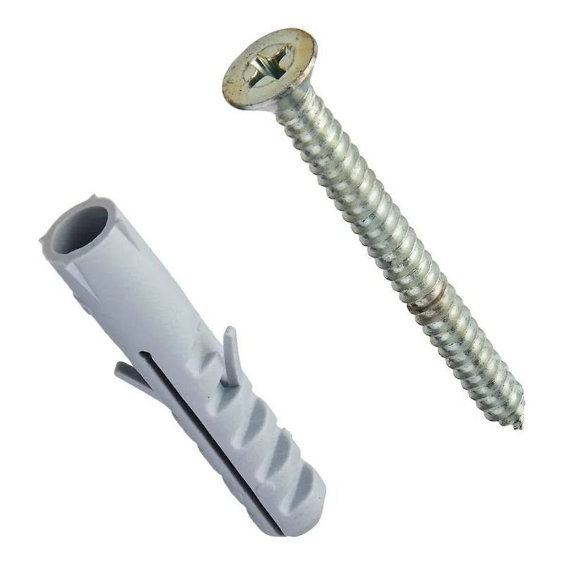 Parafuso Cabeça Chata Philips com Bucha 4,8x50/8mm