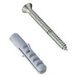 Parafuso Cabeça Chata Philips com Bucha 4,8x50/8mm