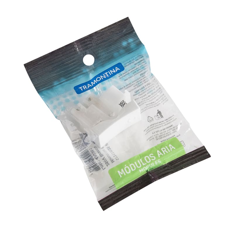 Módulo Pulsador para Minuteria 6A/250V Branco Aria