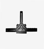 Emenda Central em T para Tela Mosquiteira em Nylon Preta 02 Peças