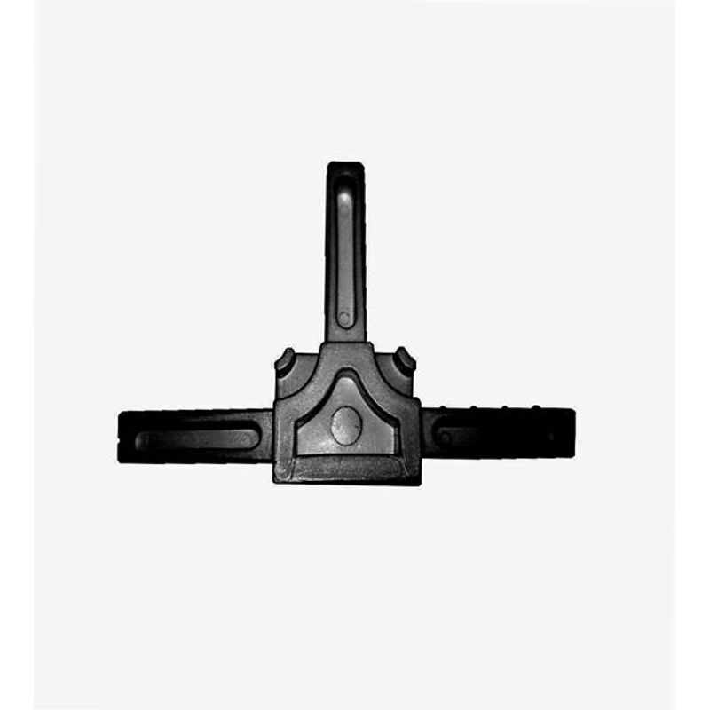 Emenda Central em T para Tela Mosquiteira em Nylon Preta 02 Peças