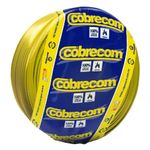 Cabo Flexível 2,5mm² 750V Amarelo Cobrecom 100 Metros