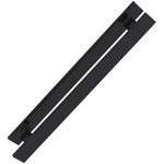 Puxador Barra Plana Eco 75cm Alumínio Preto