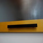 Puxador Barra Plana Eco 75cm Alumínio Preto