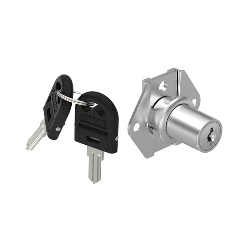 Fechadura Para Gaveta 31mm com Chave Escamoteável