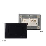 Conjunto Interruptor Simples 10A/250V para Móvel Preto