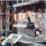 Interruptor Unipolar Alavanca Plástica 6A CS-301D Margirius