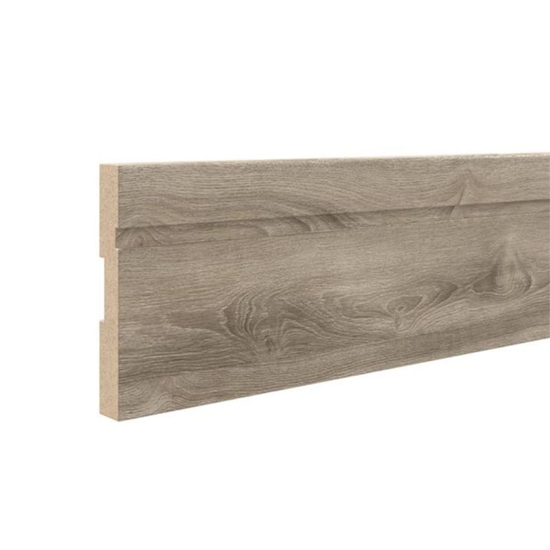 Rodapé Estilo MDF nº 18 Amendoa 7x240cm