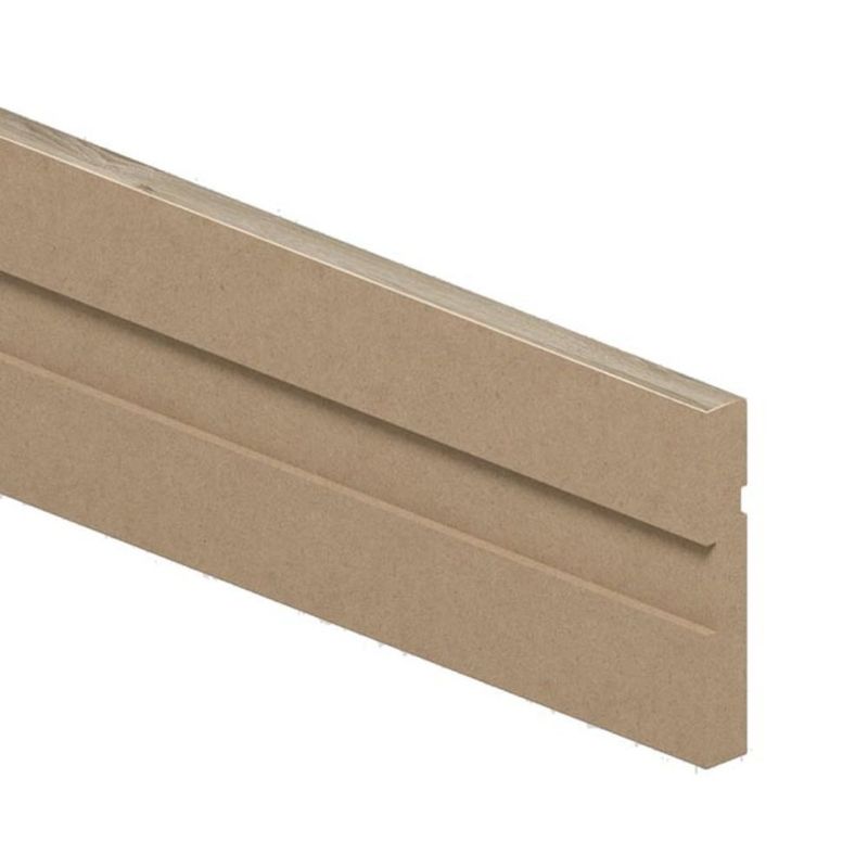 Rodapé Estilo MDF nº 18 Amendoa 7x240cm