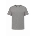 Camiseta Algodão/Poliéster Cinza Manga Curta Tam M Tockformes