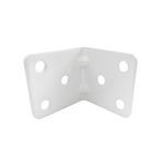 Cantoneira 06 Furos 40x40x40mm Branca