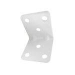 Cantoneira 06 Furos 40x40x40mm Branca