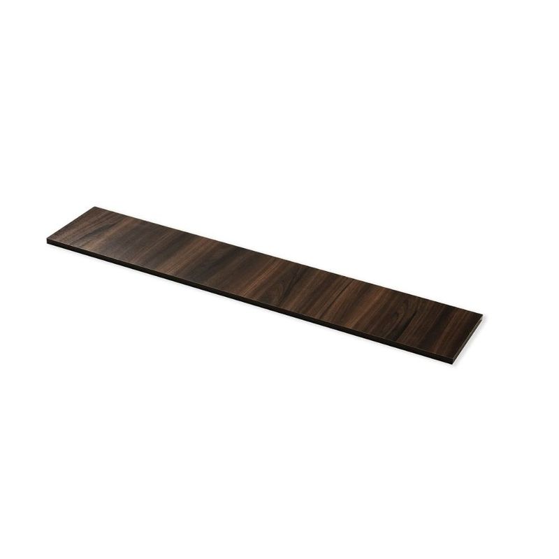 Prateleira MDP Padrão Nogueira sem Suporte 100x20x1,5cm
