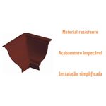 Canto Interno para Forro de PVC Mogno