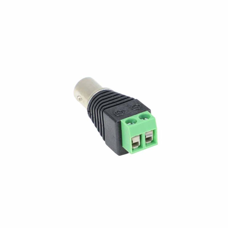 Adaptador Borne Parafuso X BNC F com 4 peças
