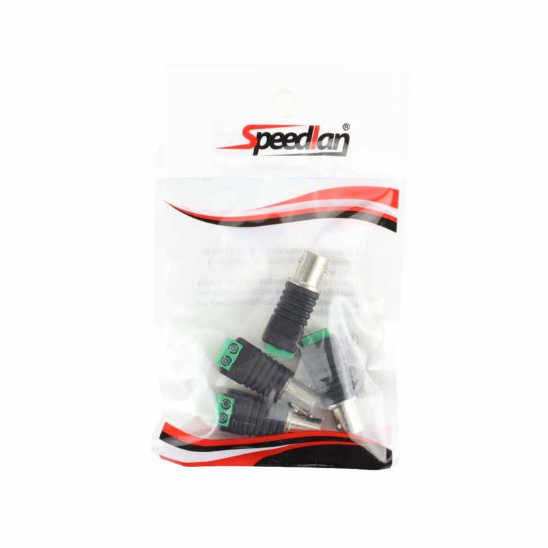 Adaptador Borne Parafuso X BNC F com 4 peças