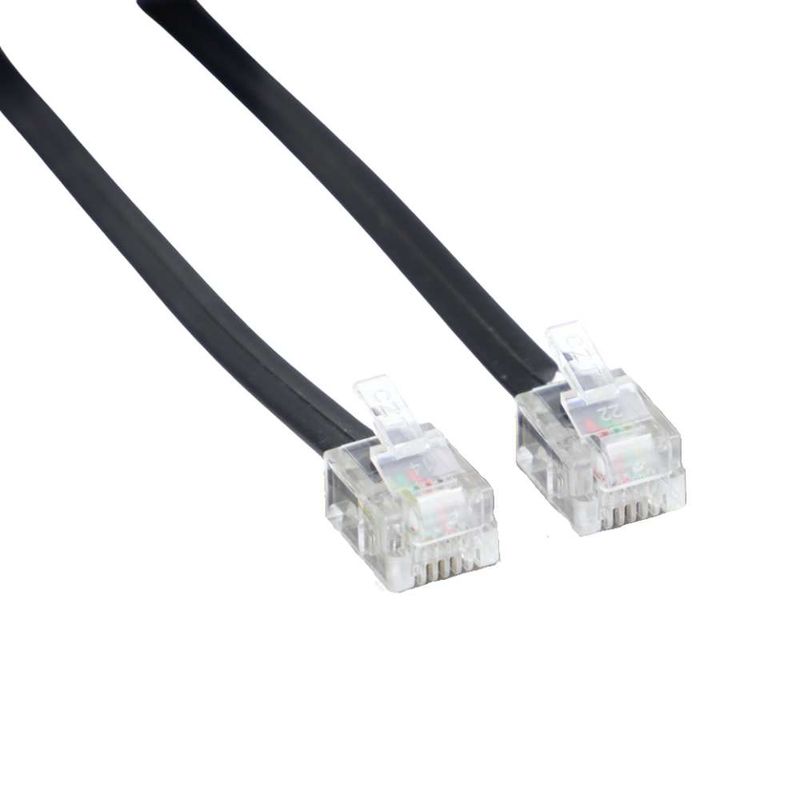 Cordão Liso 6P4C com 2 Metros