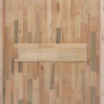 Kit Porta Maciça Eucalipto 2 Almofadas Tingida Mogno Bt 14 210x80cm