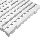 Estrado de PVC Pesado Branco 50x50x4,5cm