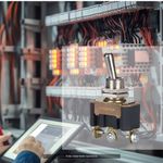 Interruptor Unipolar com 3 posições Alavanca de Metal 15A Margirius