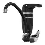 Torneira Filtro de Parede Bica Móvel Premium Preto/Cromado Acquabios